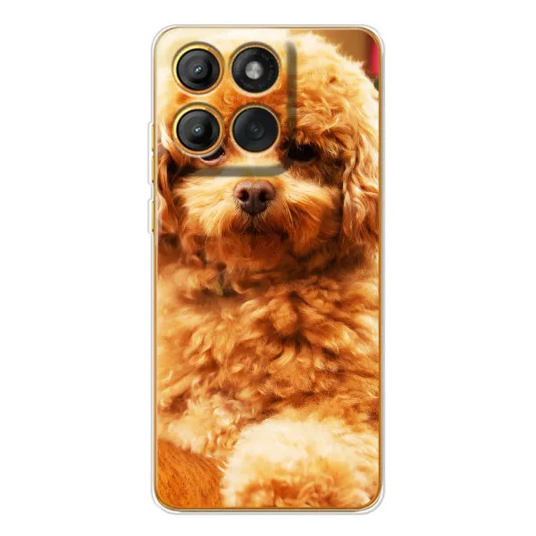 Чехол с принтом «Щенок Бишон» для Motorola MOTO G86