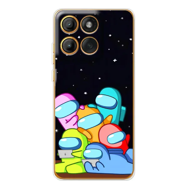 Чехол с принтом «Скины в космосе» для Motorola MOTO G86