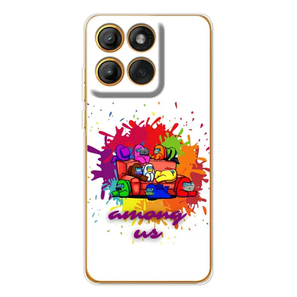 Чехол с принтом «Яркий АмонгАс» для Motorola MOTO G86