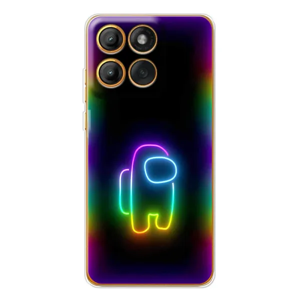 Чехол с принтом «Яркий скин» для Motorola MOTO G86