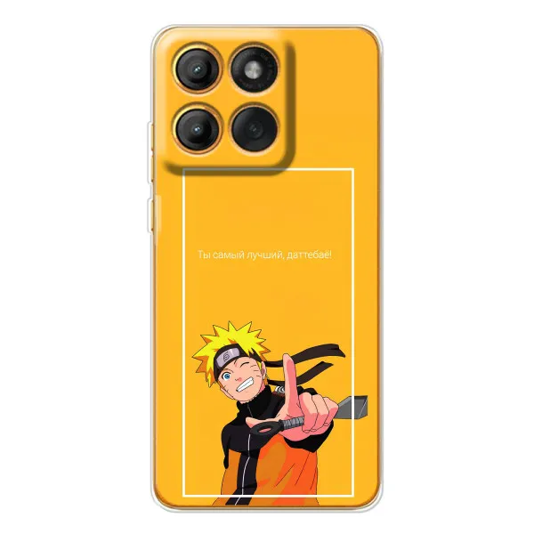 Чехол с принтом «Аниме Наруто» для Motorola MOTO G86