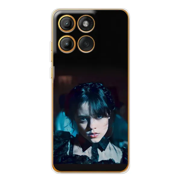 Чехол с принтом «взгляд Уэнздей» для Motorola MOTO G86