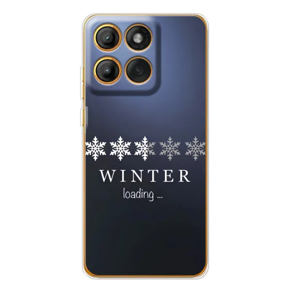 Чехол с принтом «Winter loading» для Motorola MOTO G86