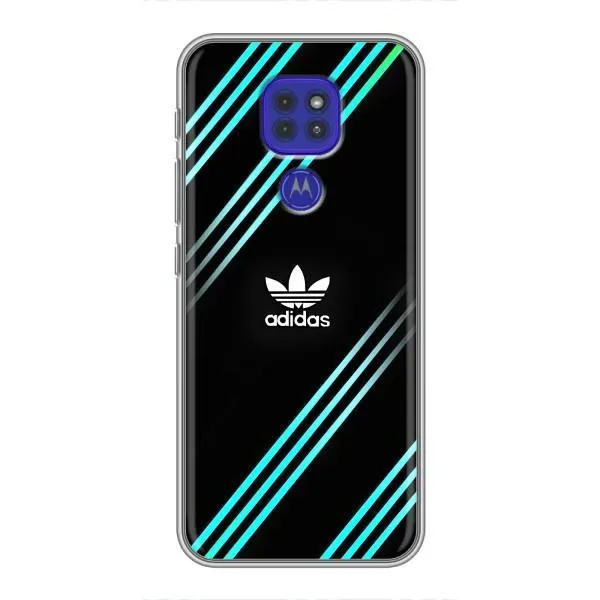 Чехол с принтом «Адидас с полосами» для Motorola MOTO G9 Play