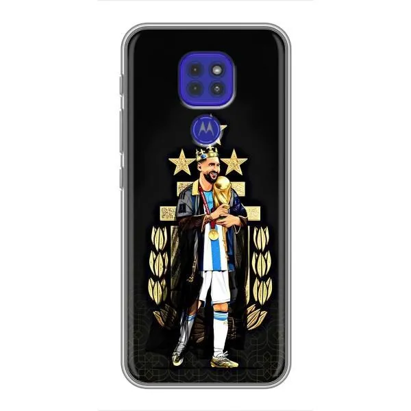Чехол с принтом «Месси Король» для Motorola MOTO G9 Play