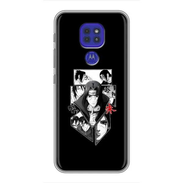 Чехол с принтом «коллаж Итачи» для Motorola MOTO G9 Play
