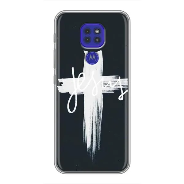Чехол с принтом «Иисус» для Motorola MOTO G9 Play