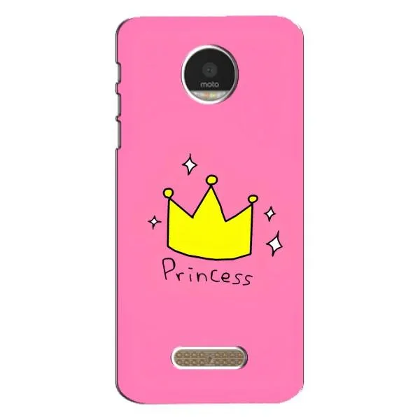 Чехол с принтом «Princess» для Motorola MOTO Z Play