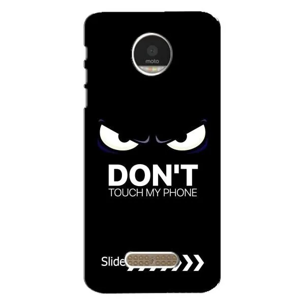Чехол с принтом «Не трогай телефон» для Motorola MOTO Z Play Чехол с принтом «Не трогай телефон» для Motorola MOTO Z Play
