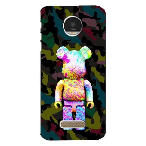Чехол с принтом «Яркий Bearbrick» для Motorola MOTO Z