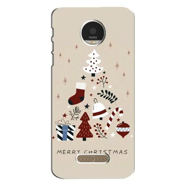 Чехол с принтом «Merry Christmas» для Motorola MOTO Z