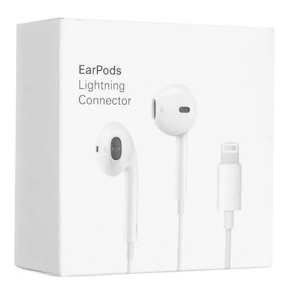 Наушники EarPods with Mic Lightning MMTN2ZM/A (AAA) (box, no logo) — Белый — фото 2 Наушники EarPods with Mic Lightning MMTN2ZM/A (AAA) (box, no logo) — Белый — фото 2