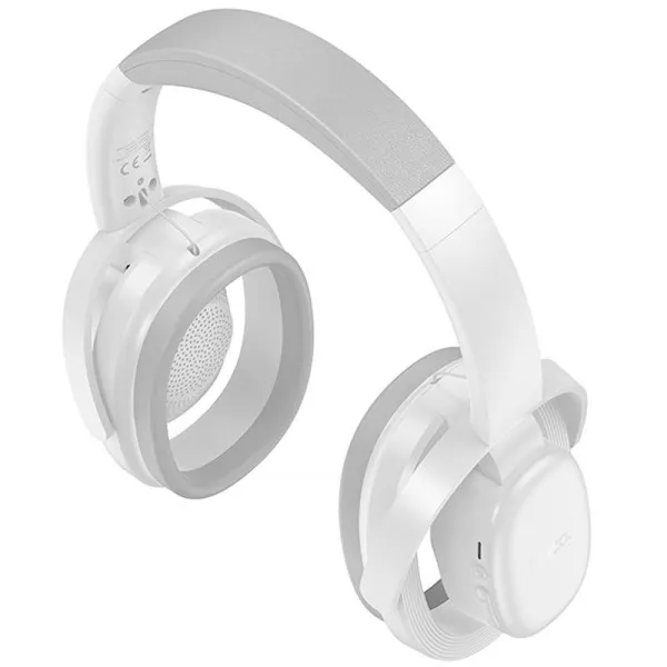 Накладные беспроводные наушники Hoco W67 Rhyme Open Ear — Серый — фото 2