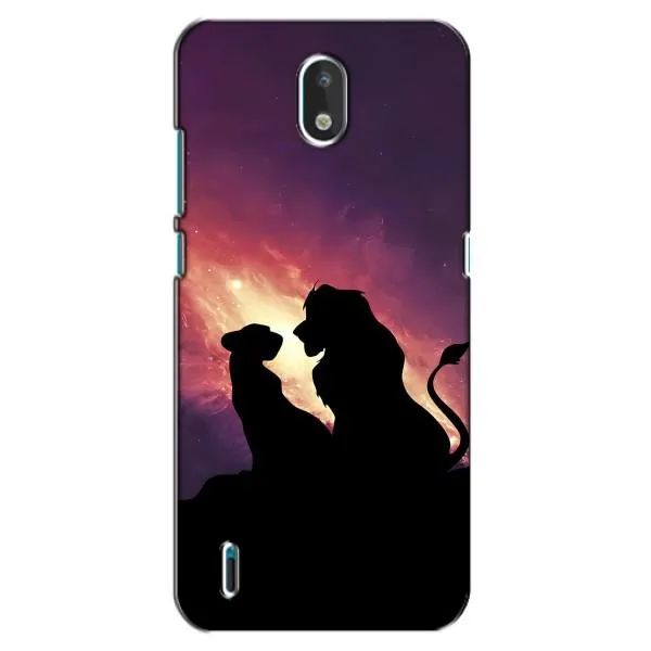 Чехол с принтом «Силуэт Симба и Налу» для Nokia 1.3