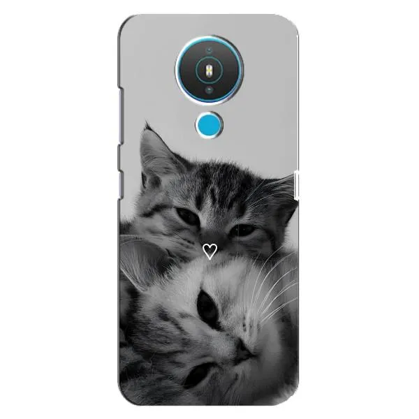 Чехол с принтом «Пара котов» для Nokia 1.4