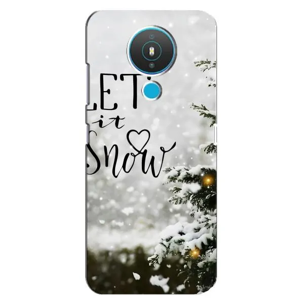 Чехол с принтом «Let it snow» для Nokia 1.4