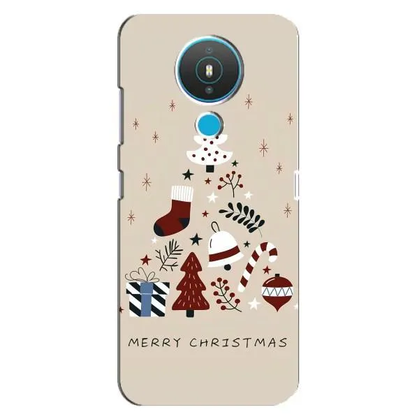 Чехол с принтом «Merry Christmas» для Nokia 1.4
