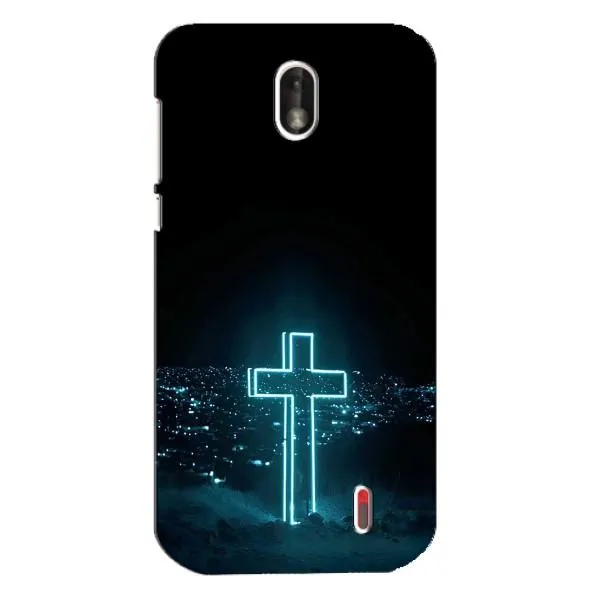Чехол с принтом «Крест и город» для Nokia 1