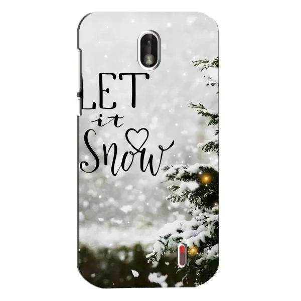 Чехол с принтом «Let it snow» для Nokia 1 Чехол с принтом «Let it snow» для Nokia 1