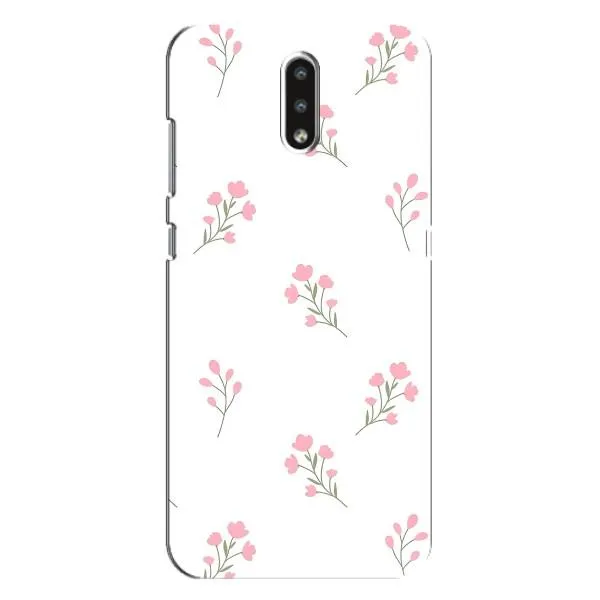 Чехол с принтом «Розовые цветы» для Nokia 2.3