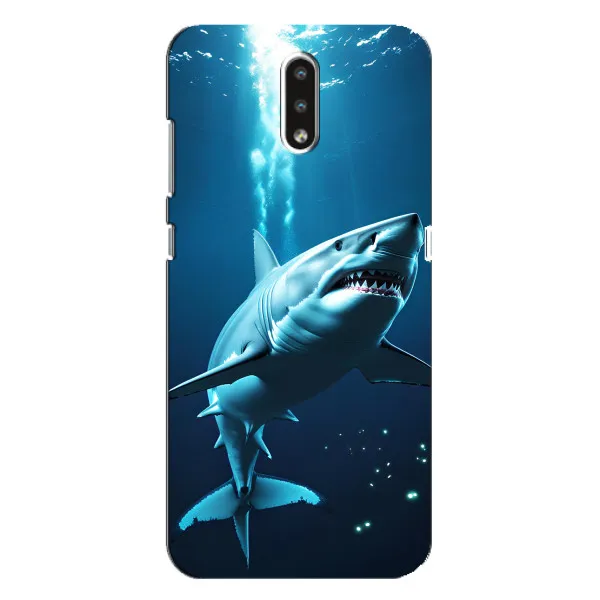 Чехол с принтом «Акула под водой» для Nokia 2.3
