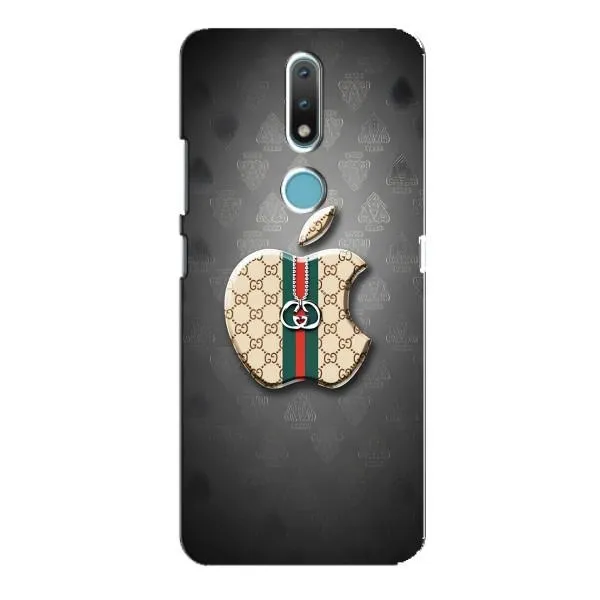 Чехол с принтом «Apple gucci» для Nokia 2.4 Чехол с принтом «Apple gucci» для Nokia 2.4