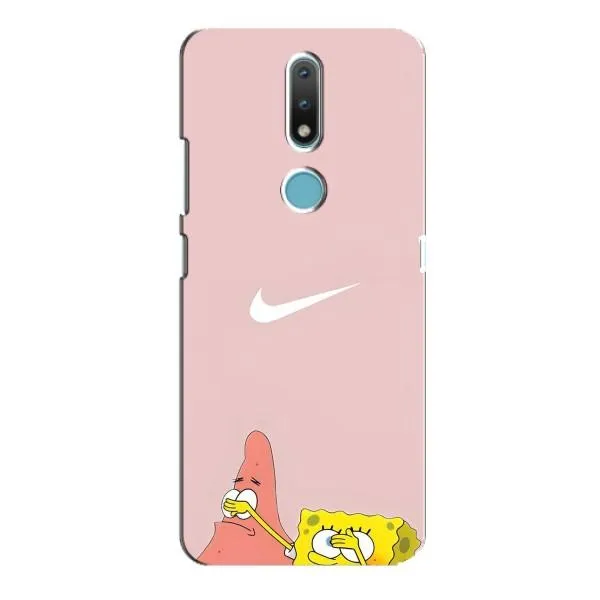 Чехол с принтом «Патрик и Губка» для Nokia 2.4