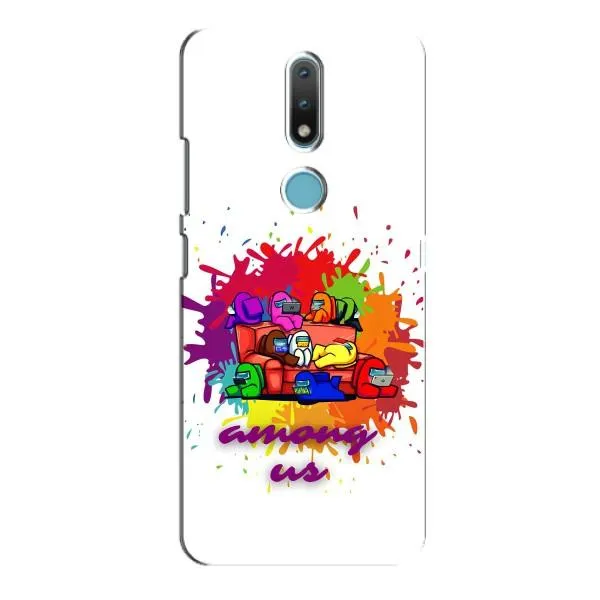 Чехол с принтом «Яркий АмонгАс» для Nokia 2.4 Чехол с принтом «Яркий АмонгАс» для Nokia 2.4