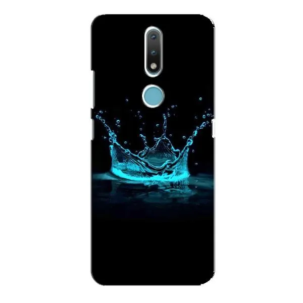 Чехол с принтом «Капля короны» для Nokia 2.4