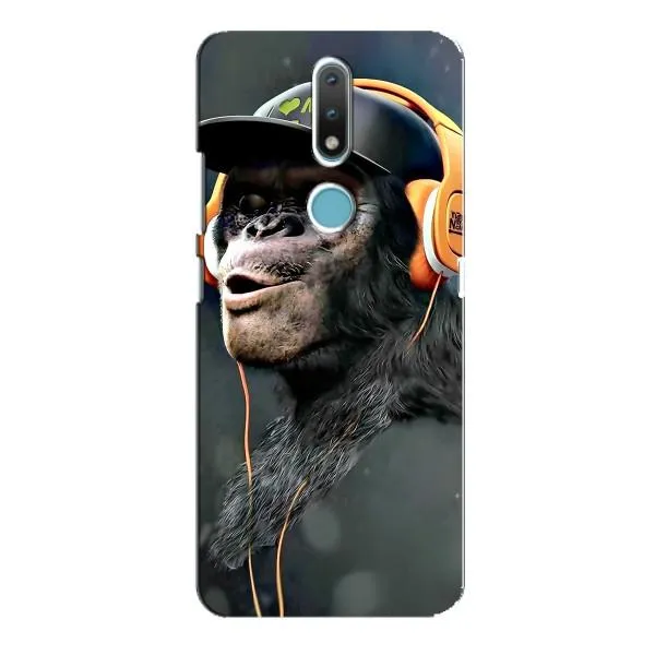 Чохол з принтом «В навушниках» для Nokia 2.4