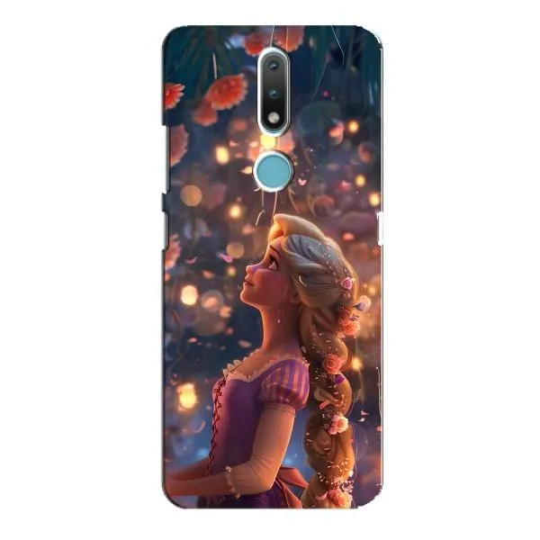 Чехол с принтом «Рапунцель фонарики» для Nokia 2.4 Чехол с принтом «Рапунцель фонарики» для Nokia 2.4