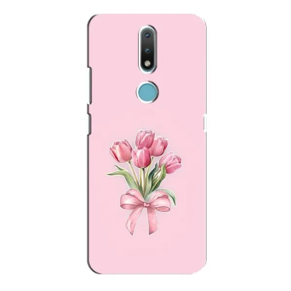 Чехол с принтом «Букет цветов» для Nokia 2.4