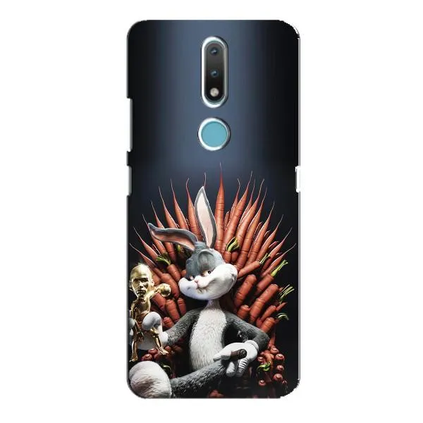 Чехол с принтом «Король Кролик» для Nokia 2.4