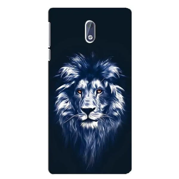 Чехол с принтом «Синий Лев» для Nokia 3.1