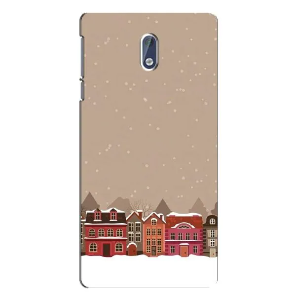 Чехол с принтом «Зимний город» для Nokia 3.1