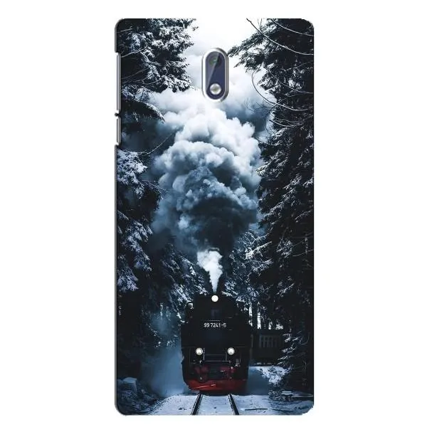 Чехол с принтом «Зимний поезд» для Nokia 3.1