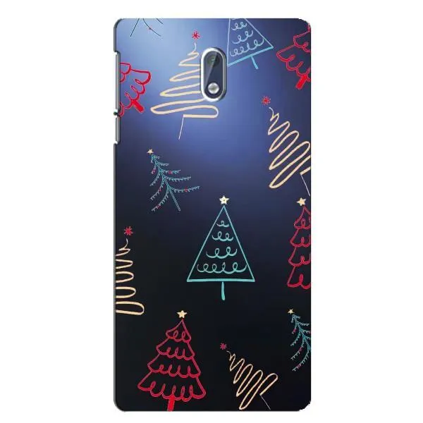 Чехол с принтом «Рождественские елки» для Nokia 3.1