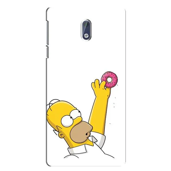 Чехол с принтом «Гомер с пончиком» для Nokia 3