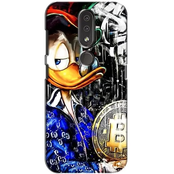 Чехол с принтом «Биткойн Скрудж» для Nokia 4.2