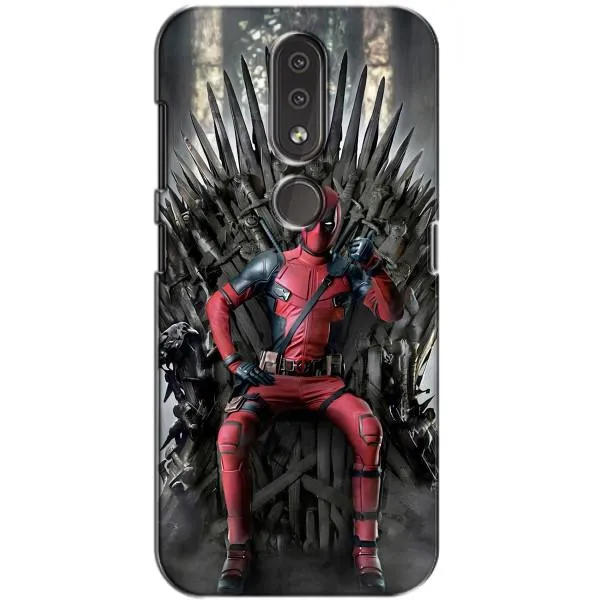 Чехол с принтом «Дэдпул на троне» для Nokia 4.2