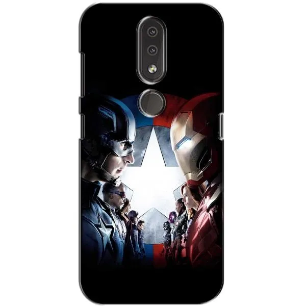 Чехол с принтом «Марвел стайл» для Nokia 4.2