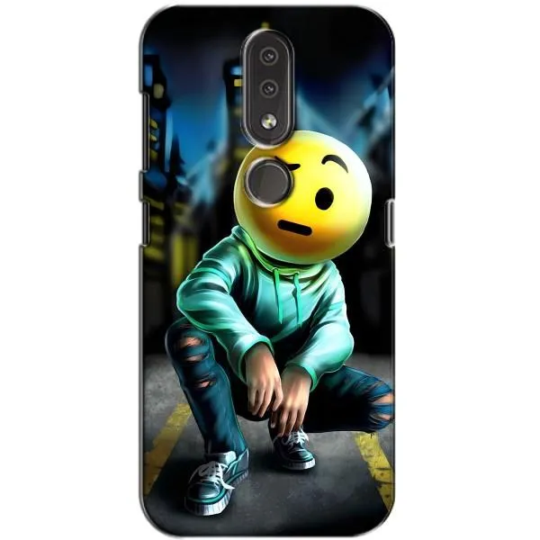 Чехол с принтом «Парень смайл» для Nokia 4.2