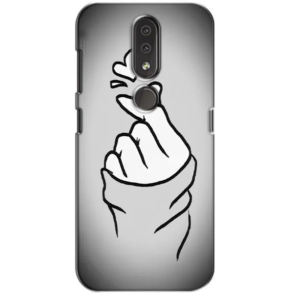 Чехол с принтом «Значок Love» для Nokia 4.2