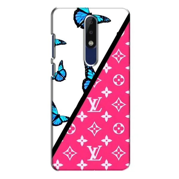 Чехол с принтом «Мода LV» для Nokia 5.1 Plus (X5)