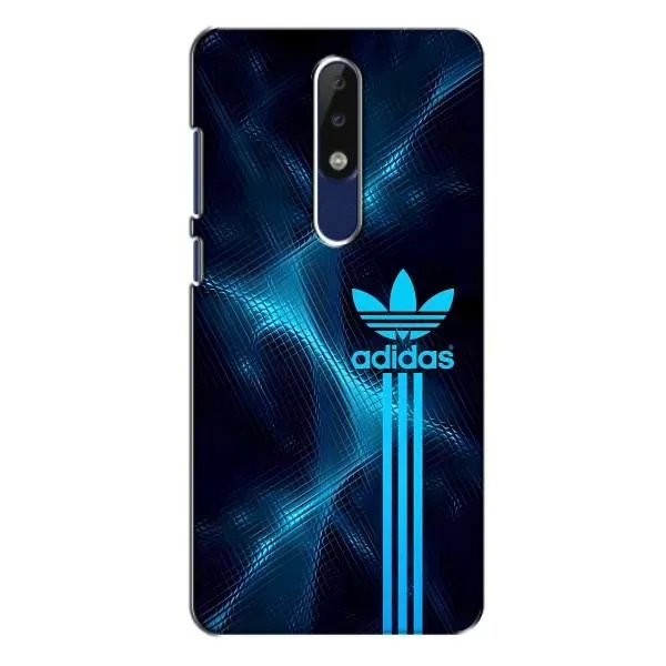 Чехол с принтом «Синий Адидас» для Nokia 5.1 Plus (X5)