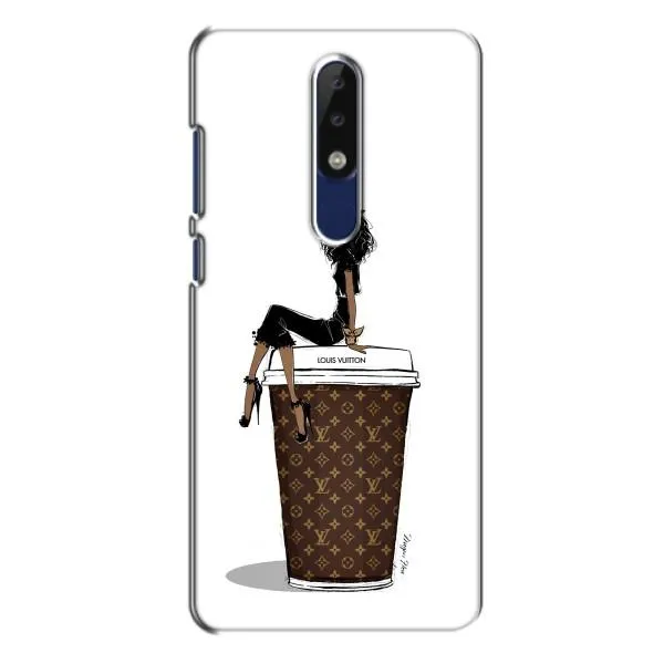 Чехол с принтом «кофе LOUIS VUITTON» для Nokia 5.1 Plus (X5)