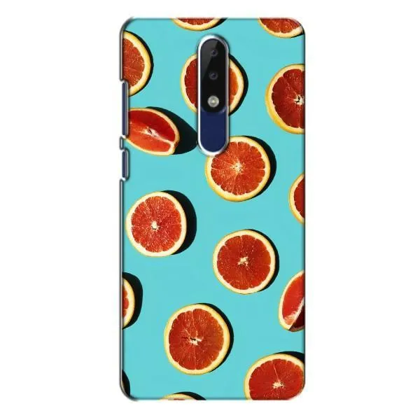 Чехол с принтом «Грейпфрут» для Nokia 5.1 Plus (X5)