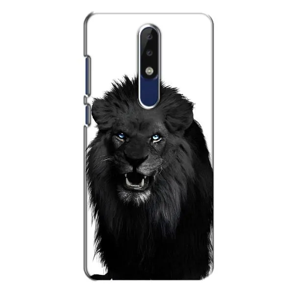 Чехол с принтом «Черный ЛЕВ» для Nokia 5.1 Plus (X5)