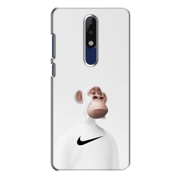 Чехол с принтом «обезьяна NFT Nike» для Nokia 5.1 Plus (X5)