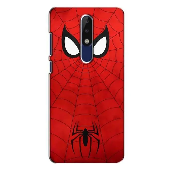 Чехол с принтом «Паук (Марвел)» для Nokia 5.1 Plus (X5)